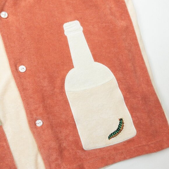 Tombolo Cabana Shirt Mens Large Gusanito Terry Clothing Tropical Graphic Pockets - Picture 5 of 11